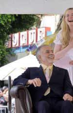 ELLE FANNING at Francis Ford Coppola Hollywood Walk of Fame Star Ceremony 03/21/2022
