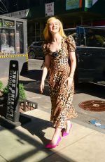 ELLE FANNING Leaves Kelly and Ryan Show in New York 03/29/2022