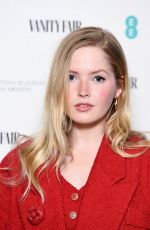ELLIE BAMBER at Vanity Fair EE Rising Star Award Party in London 03/01/2022