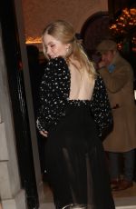 ELLIE BAMBER Leaves Vogue BAFTA Afterparty in London 03/13/2022
