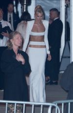 ELSA HOSK Leaves 2022 Vanity Fair Oscar Party in Beverly Hill 03/27/2022
