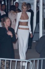 ELSA HOSK Leaves 2022 Vanity Fair Oscar Party in Beverly Hill 03/27/2022