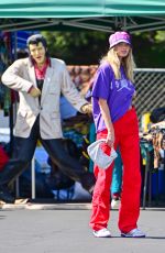 ELSA HOSK Shopping at Rose Bowl Flea Market in Pasadena 03/13/2022