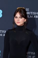 EMILIA JONES at EE British Academy Film Awards 2022 Nominees Reception in London 03/12/2022