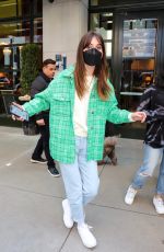 EMILIA JONES Leaves Her Hotel in New York 03/16/2022