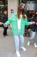 EMILIA JONES Leaves Her Hotel in New York 03/16/2022