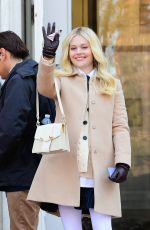 EMILY ALYN LIND on the Set of Gossip Girl in New York 03/01/2022