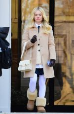 EMILY ALYN LIND on the Set of Gossip Girl in New York 03/01/2022