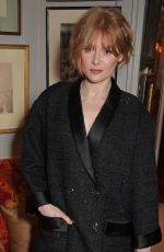 EMILY BEECHAM at Charles Finch x Chanel Bafta Dinner in London 03/12/2022