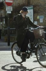 EMILY BEECHAM Out for Bike Rides in London 03/01/2022