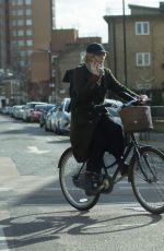 EMILY BEECHAM Out for Bike Rides in London 03/01/2022