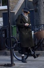 EMILY BEECHAM Out for Bike Rides in London 03/01/2022