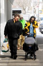 EMILY RATAJKOWSKI and Sebastian Bear-McClard Out with Their Baby in New York 03/08/2022