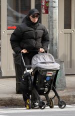EMILY RATAJKOWSKI Out with Her Baby in New York 03/10/2022