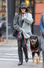 EMILY RATAJKOWSKI Out with Her Dog Colombo in New York 03/23/2022