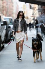 EMILY RATAJKOWSKI Out with Her Dog in New York 03/16/2022