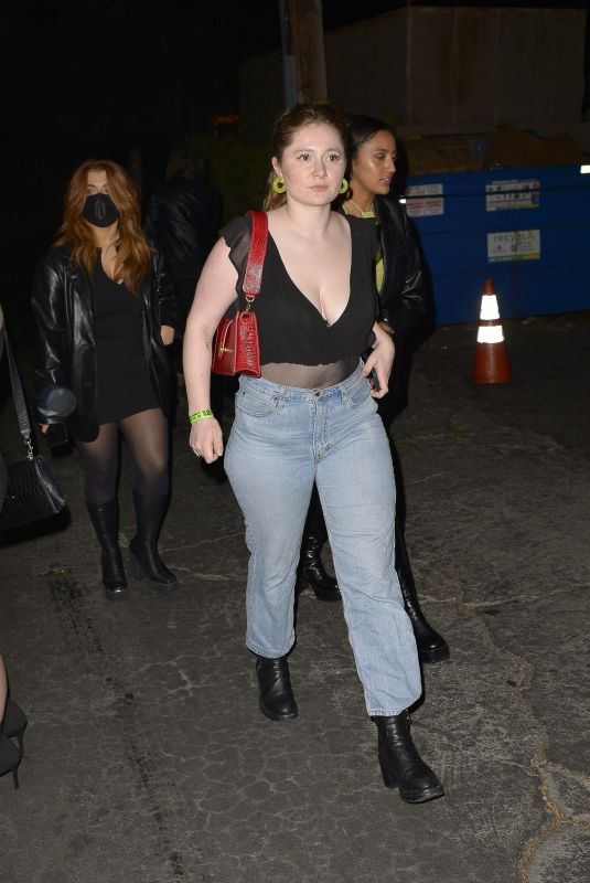 EMMA KENNEY Arrives at Sunny Vodka Launch Party in Los Angeles 03/15/2022