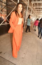 EVA LONGORIA Arrives at Good Day New York 03/20/2022