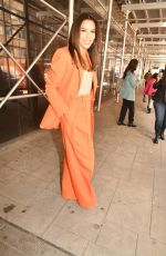 EVA LONGORIA Arrives at Good Day New York 03/20/2022