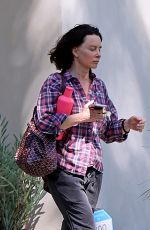 EVANGELINE LILLY Leaves a Friends House in Los Feliz 03/23/2022