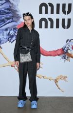EVER GABO ANDERSON at Miu Miu Show at Paris Fashion Week 03/08/2022