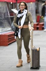 FERNE MCCANN Arrives in Leicester Square in London 03/04/2022
