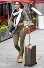 FERNE MCCANN Arrives in Leicester Square in London 03/04/2022