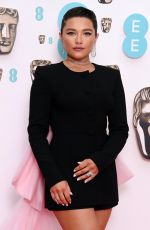 FLORENCE PUGH at EE British Academy Film Awards 2022 in London 03/13/2022