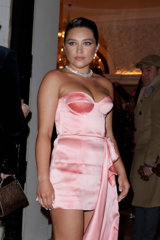 FLORENCE PUGH at Vogue BAFTA Afterparty in London 03/13/2022