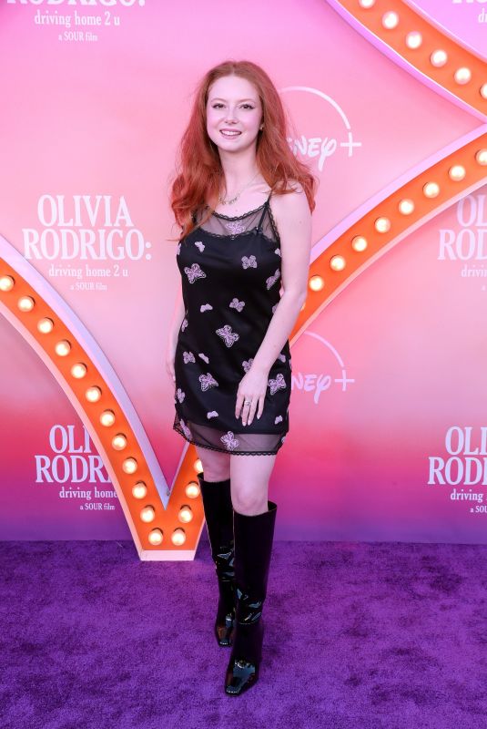 FRANCESCA CAPALDI at Olivia Rodrigo: Driving Home 2u Premiere in Los Angeles 03/24/2022