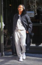 GABRIELLE UNION Leaves Crosby Hotel in New York 03/11/2022
