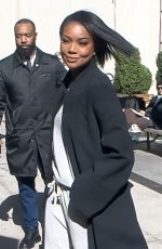 GABRIELLE UNION Leaves Crosby Hotel in New York 03/11/2022