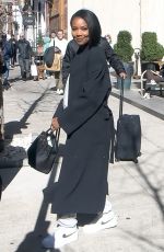 GABRIELLE UNION Leaves Crosby Hotel in New York 03/11/2022