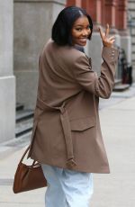 GABRIELLE UNION Out and About in New York 03/07/2022