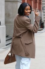 GABRIELLE UNION Out and About in New York 03/07/2022