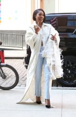 GABRIELLE UNION Out and About in New York 03/11/2022
