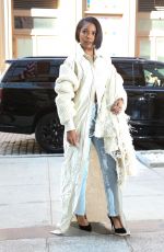 GABRIELLE UNION Out and About in New York 03/11/2022