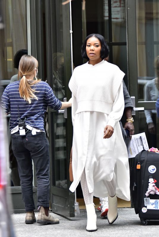 GABRIELLE UNION Out in New York 03/07/2022