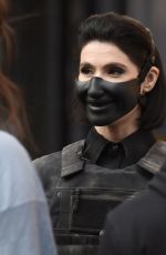 GEMMA ARTERTON on the Set Culprits in Manchester 03/24/2022