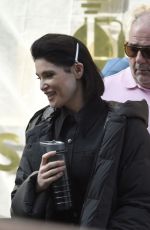 GEMMA ARTERTON on the Set Culprits in Manchester 03/24/2022