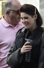 GEMMA ARTERTON on the Set Culprits in Manchester 03/24/2022