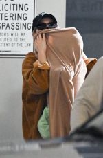 GIGI HADID and Her Daughter at JFK Airport in New York 03/06/2022
