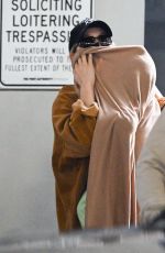 GIGI HADID and Her Daughter at JFK Airport in New York 03/06/2022
