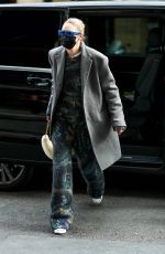 GIGI HADID Arrives at Costes Hotel in Paris 03/01/2022
