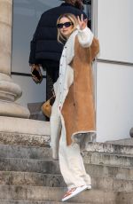 GIGI HADID Arrives at Off-white Fashion Show in Paris 02/28/2022