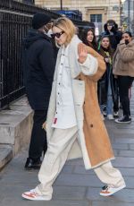 GIGI HADID Arrives at Off-white Fashion Show in Paris 02/28/2022