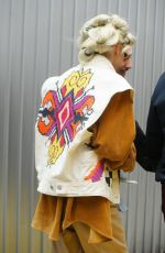 GIGI HADID Arrives at Ralph Lauren Fashion Show at Museum of Modern Art in New York 03/22/2022