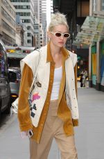 GIGI HADID Arrives at Ralph Lauren Fashion Show at Museum of Modern Art in New York 03/22/2022