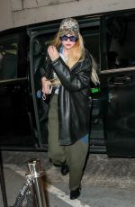 GIGI HADID Arrives at Rehearsals for Ludovic de Saint Sernin Show in Paris 03/02/2022