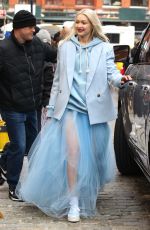 GIGI HADID at a Photoshoot in New York 03/30/2022